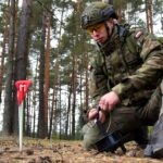 13.10.2021. Nowa Dęba. Szkolenie saperów / ppor. Daniel Woś / ŚBOT