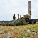 14.10.2021. Nowa Dęba. Pierwsze zajęcia na strzelnicy ochotników ŚBOT / ppor. Daniel Woś / ŚBOT