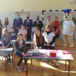 28.10.2021. Brynica. Kampania wojewody świętokrzyskiego „ŚwiętokrzyskieNiehejtuje” / Marcin Marszałek / Radio Kielce