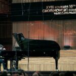 Kamil Pacholec podczas przesłuchań III etapu Konkursu Chopinowskiego w sali koncertowej Filharmonii Narodowej w Warszawie / Leszek Szymański / PAP