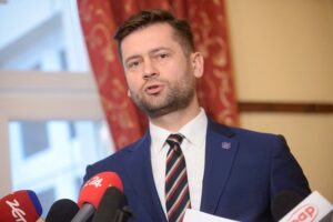 Na zdjęciu: Kamil Bortniczuk - nowy minister sportu i turystyki / PAP/Marcin Obara