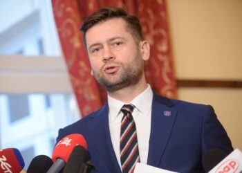 Na zdjęciu: Kamil Bortniczuk - nowy minister sportu i turystyki / PAP/Marcin Obara