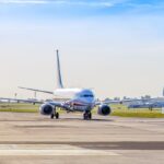 08.10.2021. Warszawa. Powitanie samolotu Boeing o nazwie „Roman Dmowski” / LotniskoChopina/Facebook