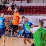 30.10.2021. Ostrowiec Świętokrzyski. Mecz KSZO Ostrowiec - AZS AGH Kraków / facebook.com/KSZO.Handball