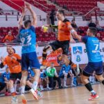 30.10.2021. Ostrowiec Świętokrzyski. Mecz KSZO Ostrowiec - AZS AGH Kraków / facebook.com/KSZO.Handball