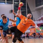 30.10.2021. Ostrowiec Świętokrzyski. Mecz KSZO Ostrowiec - AZS AGH Kraków / facebook.com/KSZO.Handball