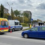 15.10.2021. Kielce. Potrącenie pieszego / Wiktor Taszłow / Radio Kielce