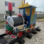 11.10.2021. Suchowola. Miniatura lokomotywy / Wiktor Taszłow / Radio Kielce