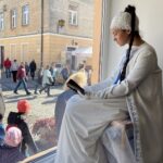 10.10.2021. Sandomierz. Akcja pn. „Żywe obrazy historii” / Grażyna Szlęzak-Wójcik / Radio Kielce