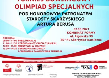 Plakat Turniej Bowlingowy / Oddział Regionalny Olimpiady Specjalne Polska-Świętokrzyskie