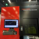 19.10.2021. Kielce. Targi Kielce. „Przemysłowa Wiosna w Targach Kielce”. Wycinarka laserowa / Paulina Michta / Radio Kielce