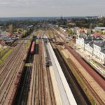 09.10.2012. Skarżysko-Kamienna. Prace modernizacyjne na stacji kolejowej / Krzysztof Dzidek / PKP PLK SA