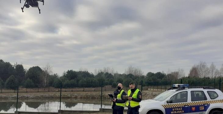 Dron kieleckiej Straży Miejskiej / strazmiejska.kielce.pl