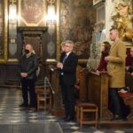 17.10.2021. Sandomierz. Msza święta w bazylice katedralnej w Sandomierzu  z okazji rozpoczęcia synodu ogłoszonego przez papieża Franciszka / ks. Wojciech Kania / sekretarz biskupa Krzysztofa Nitkiewicza