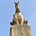 27.10.2021. Końskie. Rynek. Pomnik Tadeusza Kościuszki / Magdalena Galas-Klusek / Radio Kielce