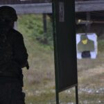 20.10.2021. Kielce. Kadra ŚBOT na strzelnicy / kpt. Marcin Kowal / ŚBOT