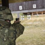 20.10.2021. Kielce. Kadra ŚBOT na strzelnicy / kpt. Marcin Kowal / ŚBOT