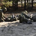 21.10.2021. Poligon. „Pętla taktyczna” terytorialsów / kpt. Marcin Kowal / ŚBOT