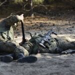 21.10.2021. Poligon. „Pętla taktyczna” terytorialsów / kpt. Marcin Kowal / ŚBOT