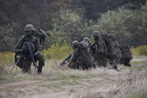 21.10.2021. Poligon. „Pętla taktyczna” terytorialsów / kpt. Marcin Kowal / ŚBOT