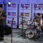 01.10.2021. Radio Kielce. Studio Gram. Koncert zespołu Michałek / Sebastian Kalwat / Radio Kielce