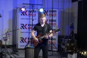 01.10.2021. Radio Kielce. Studio Gram. Koncert zespołu Michałek / Sebastian Kalwat / Radio Kielce