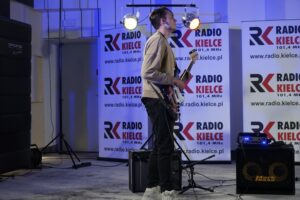 01.10.2021. Radio Kielce. Studio Gram. Koncert zespołu Michałek / Sebastian Kalwat / Radio Kielce