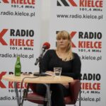 03.10.2021. Studio Polityczne Radia Kielce. Na zdjęciu: Katarzyna Czech-Kruczek - Koalicja Obywatelska / Sebastian Kalwat / Radio Kielce
