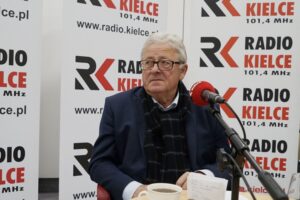 10.10.2021. Kielce. Studio Polityczne Radia Kielce. Na zdjęciu: poseł Czesław Siekierski - Klub PSL KP / Dionizy Krawczyński / Radio Kielce