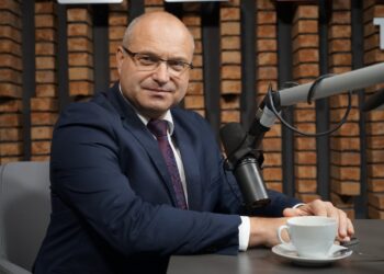 Na zdjęciu: Tomasz Staniek, starosta opatowski / Fot. Robert Felczak - Radio Kielce