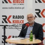 17.10.2021. Studio Polityczne Radia Kielce. Na zdjęciu: Lucjan Pietrzczyk - Platforma Obywatelska / Sebastian Kalwat / Radio Kielce