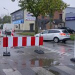 18.10.2021. Kielce. Przebudowa skrzyżowania Alei Solidarności z Aleją Tysiąclecia Państwa Polskiego i ulicą Domaszowską / Piotr Kwaśniewski / Radio Kielce