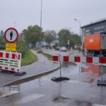 18.10.2021. Kielce. Przebudowa skrzyżowania Alei Solidarności z Aleją Tysiąclecia Państwa Polskiego i ulicą Domaszowską / Piotr Kwaśniewski / Radio Kielce