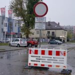 18.10.2021. Kielce. Przebudowa skrzyżowania Alei Solidarności z Aleją Tysiąclecia Państwa Polskiego i ulicą Domaszowską / Piotr Kwaśniewski / Radio Kielce