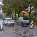 18.10.2021. Kielce. Łamanie przepisów na ulicy Domaszowskiej / Piotr Kwaśniewski / Radio Kielce