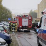 18.10.2021. Kielce. Akcja ratunkowa na osiedlu Na Stoku / Piotr Kwaśniewski / Radio Kielce