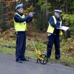 18.10.2022. Kielce. Ulica Zagnańska. Dachowanie samochodu / Piotr Kwaśniewski / Radio Kielce