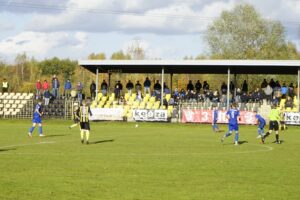 23.10.2021. Połaniec. Mecz: Czarni Połaniec - Wisła Sandomierz / Maciej Makuła / Radio Kielce