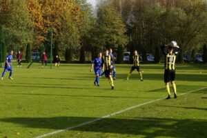 23.10.2021. Połaniec. Mecz: Czarni Połaniec - Wisła sandomierz / Maciej Makuła / Radio Kielce