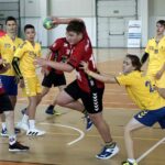 24.10.2021. Kielce. VIII Międzynarodowy Memoriał Jarka Tkaczyka w Piłce Ręcznej Chłopców / Maciej Makuła / Radio Kielce