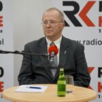 31.10.2021. Studio Polityczne Radia Kielce. Na zdjęciu: Sławomir Szarek - Konfederacja Ruch Narodowy / Piotr Kwaśniewski / Radio Kielce
