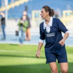 11.10.2021. Chorzów. Pokazowy mecz piłkarzy ręcznych w 11-osobowych składach na Stadionie Śląskim / ZPRP