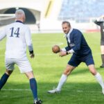 11.10.2021. Chorzów. Pokazowy mecz piłkarzy ręcznych w 11-osobowych składach na Stadionie Śląskim / ZPRP