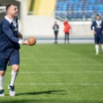 11.10.2021. Chorzów. Pokazowy mecz piłkarzy ręcznych w 11-osobowych składach na Stadionie Śląskim / ZPRP