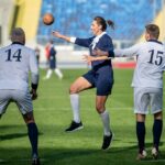 11.10.2021. Chorzów. Pokazowy mecz piłkarzy ręcznych w 11-osobowych składach na Stadionie Śląskim / ZPRP