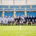 11.10.2021. Chorzów. Pokazowy mecz piłkarzy ręcznych w 11-osobowych składach na Stadionie Śląskim / GRZEGORZ TRZPIL / ZPRP