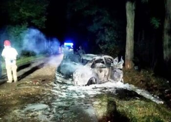 wypadek / OSP Krasne