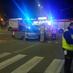 07.10.2021. Kielce. Ulica Grunwaldzka. Wypadek / KMP Kielce