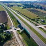 04.10.2021. Trasa S7. Odcinek Widoma - Szczepanowice / Jarosław Kubalski / Radio Kielce