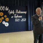 09.10.2021. Trębowiec. uroczystość w szkole podstawowej. Na zdjęciu poseł Krzysztof Lipiec / Anna Głąb / Radio Kielce